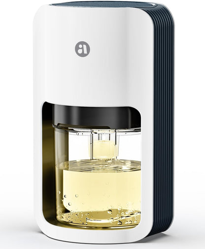 Small Dehumidifier for Bedroom, 42oz Dehumidifier with Auto Shut Off, Quiet Portable Dehumidifier for Bathroom, Closet, RV, 7 Color Night Light