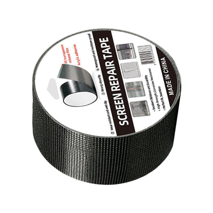 Window Mesh Screen Repair | Self-Adhesive Flexible Patch Tape | Window Screen Replacement Kit | for Patio Porch RV Balcony Tent Camper Apartment