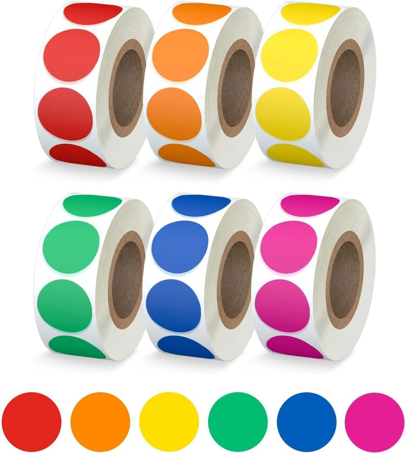960 Count Home Moving Labels,16 Rolls Different Color Coding Moving Labels for Boxes Stickers + Fragile Moving Stickers + 1 Blank Label Roll for Customized Use