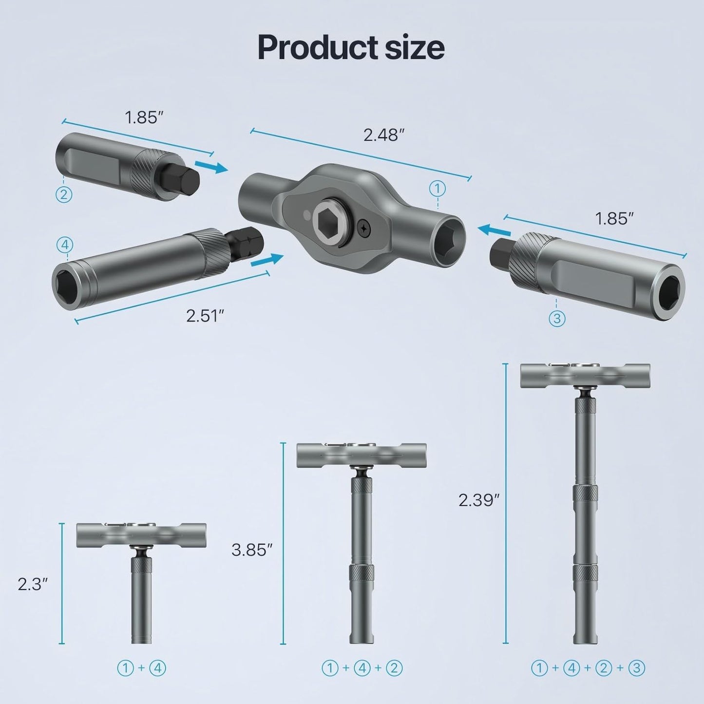 DYLIFE 42 in 1 Magnetic Screwdriver Set, DIY Ratchet Screwdriver Set, Removable Self-assembly Precision Screwdriver Kit, Magnetic DIY Precision Tool Kit for PC Laptop Mobile Cell Phone Digital Watch