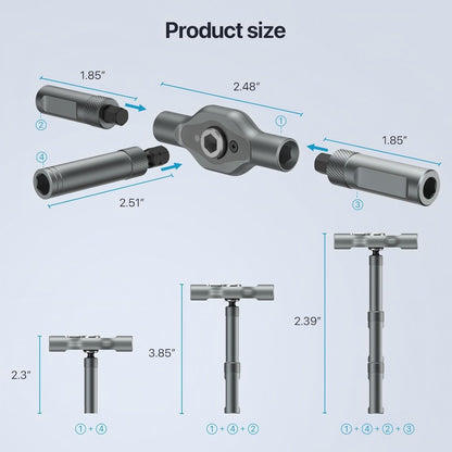 DYLIFE 42 in 1 Magnetic Screwdriver Set, DIY Ratchet Screwdriver Set, Removable Self-assembly Precision Screwdriver Kit, Magnetic DIY Precision Tool Kit for PC Laptop Mobile Cell Phone Digital Watch