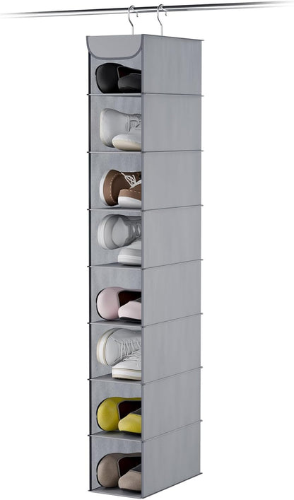 Whitmor Hanging Shoe Shelves - Crosshatch Gray