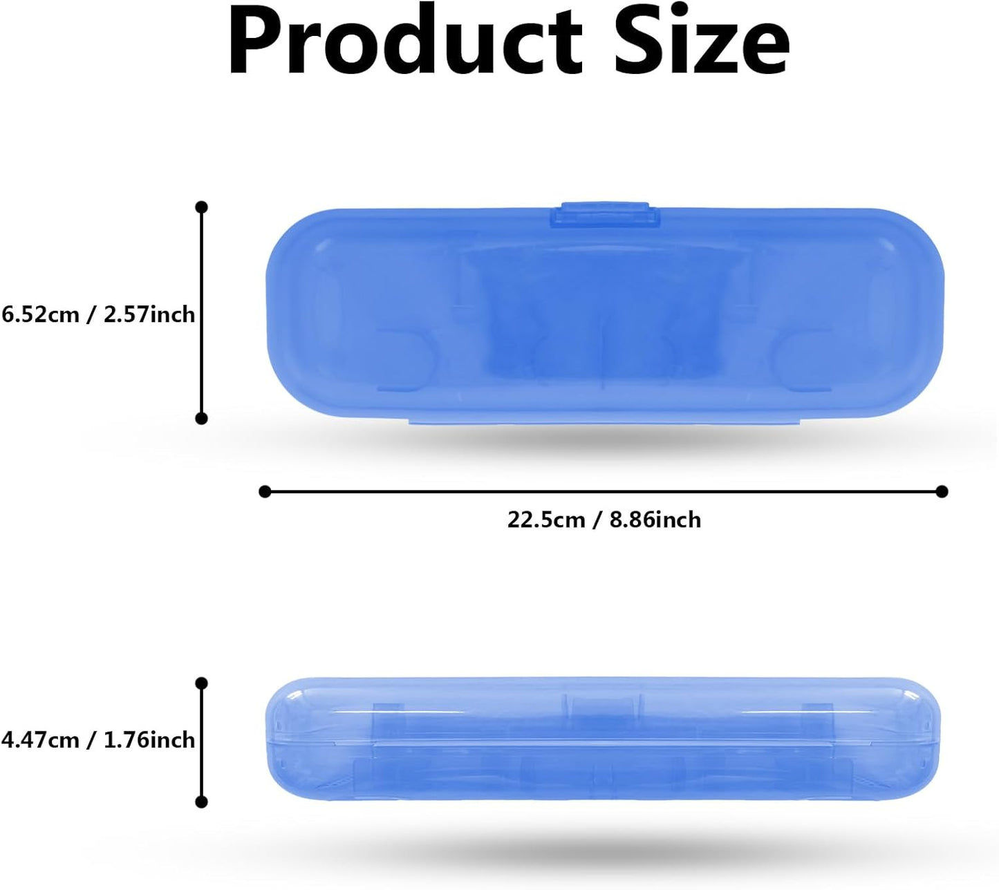 Newly upgraded toothbrush travel case, suitable for Oral-B/Oral-B Pro/Philips Sonicare/Aquasonic toothbrush, travel electric toothbrush box(black)