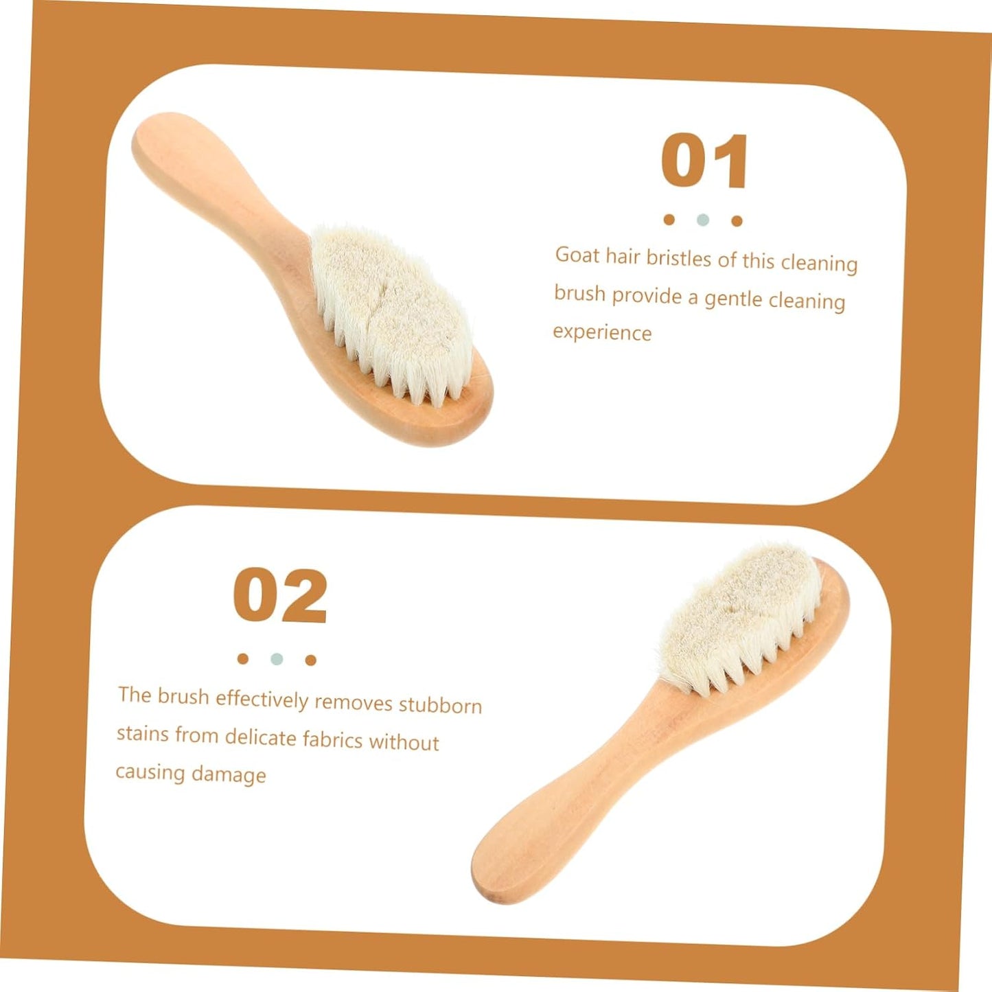 Mobestech Furniture Brush Ink Remover from Clothes Laundry Scrub Brush Soft Bristle Laundry