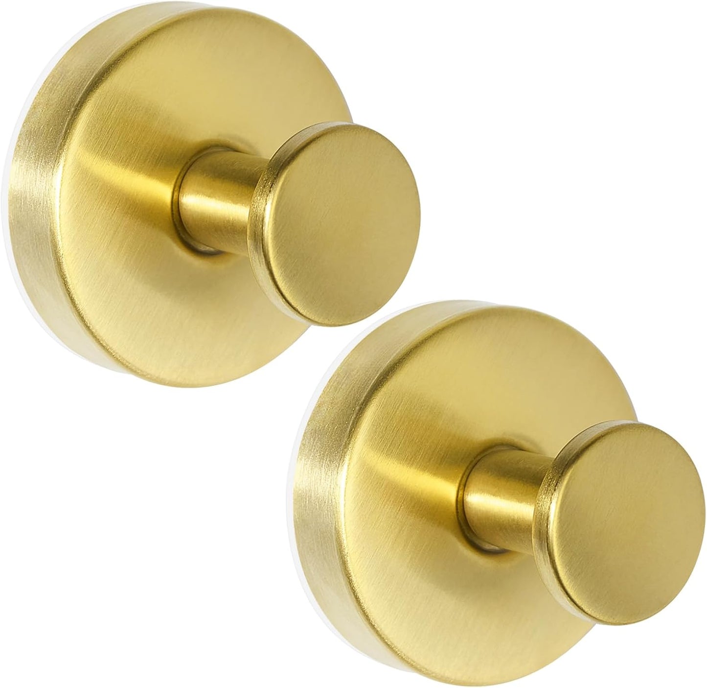 ZESLMG Adhesive Hooks for Shower, Black Self Sticky Hooks for Glass Window Kitchen Wall, Removable Bath Robe Loofah Door Wreath Coat Towel Hook No Damage for Hanging, 2 Pack