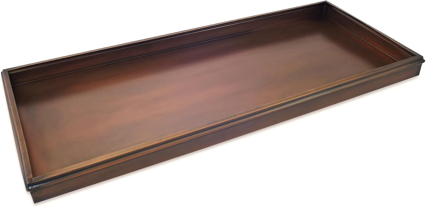 Good Directions Large Boot Tray, Squares Multi-Purpose All Weather Decorative Boot Tray, Shoes, Plants, Garage, Patio Door, Pet Bowls, 34 inch Entry Indoor Shoe Tray, Copper Finish