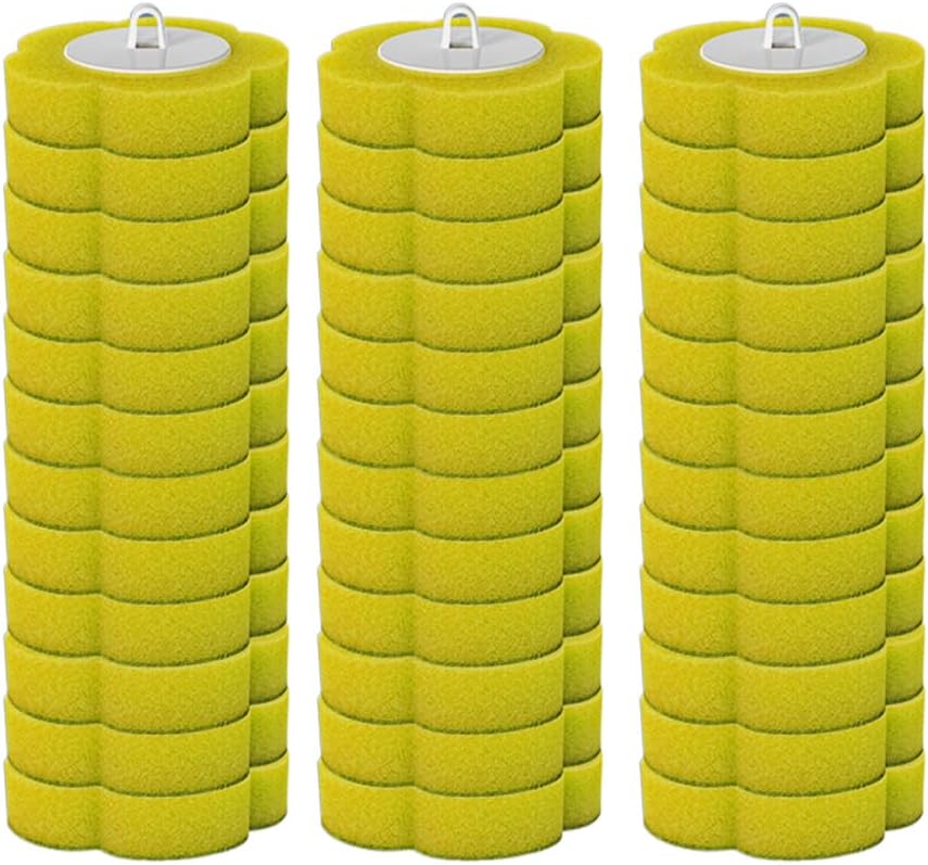 Disposable Toilet Cleaning System: Toilet Brush & Holder Kit with 18PCS Pre-Soaked Cleaner Wall-Mount Scrubbing Toilet Brush Bathroom Cleaning Kit (36-Pack Lavender Brush Head)