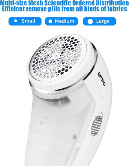Lint Remover,Fabric Shaver for Clothes,Electric Lint Shaver Rechargeable Long-Lasting Battery,Portable Clothes Shaver Pill Remover,Large Shaving Area 2 Speeds Effortlessly Cut Fuzz Ball Pilling