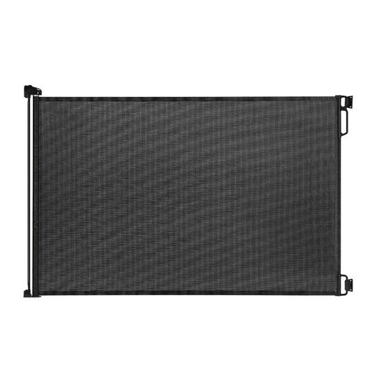 EasyBaby Extra Wide Retractable Baby Gates, 33" Tall, Extends up to 71" Wide, Black/Child Safety, Pet Gates for Stairs, Doorways, Hallways, Indoor and Outdoor