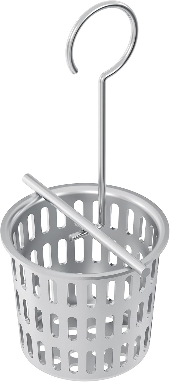 Neodrain Shower Drain Hair Catcher – Stainless Steel Hair & Debris Strainer with Lifting Hook, Hair Trap Filter Basket for Bathroom Drains, Reusable Hair Strainer for Clog-Free Drains