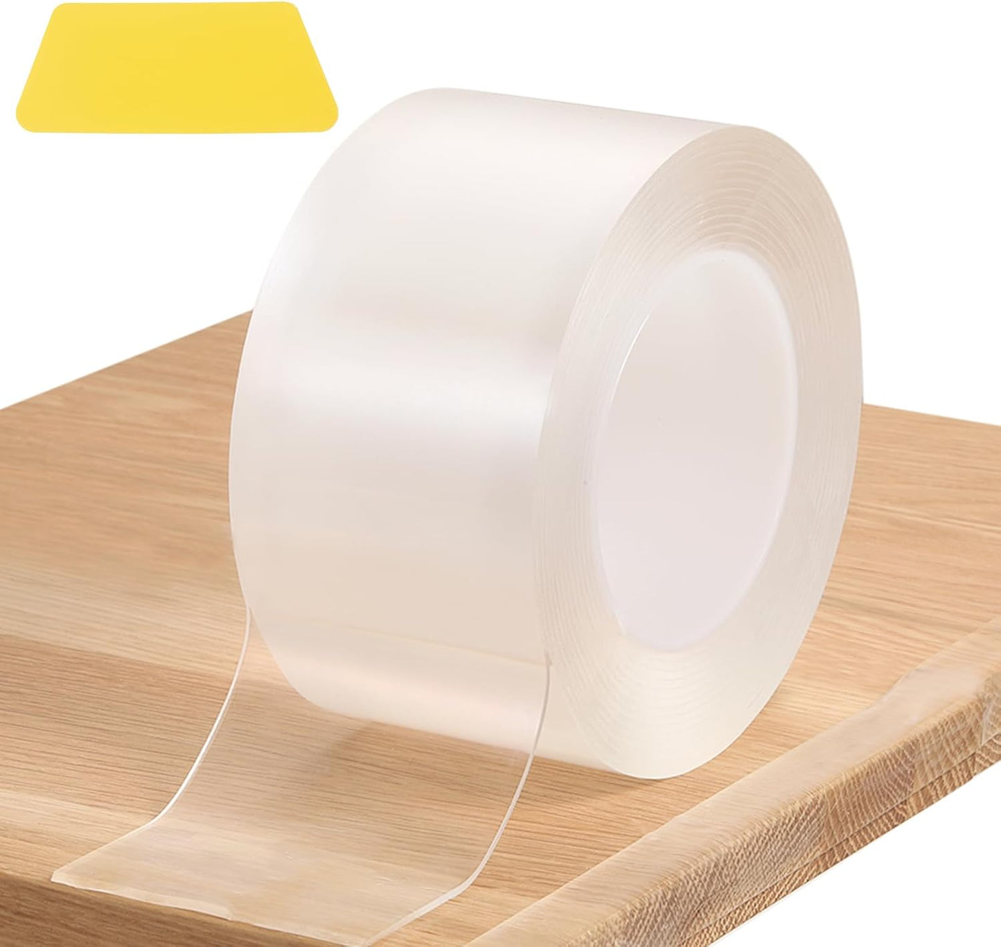 uxcell Clear Edge Protector Strip, 3.94 in x 16.4 ft Sharp Edge Wrap Cover Tape Soft Corner Guards for Furniture Cabinets Drawers Tables Door