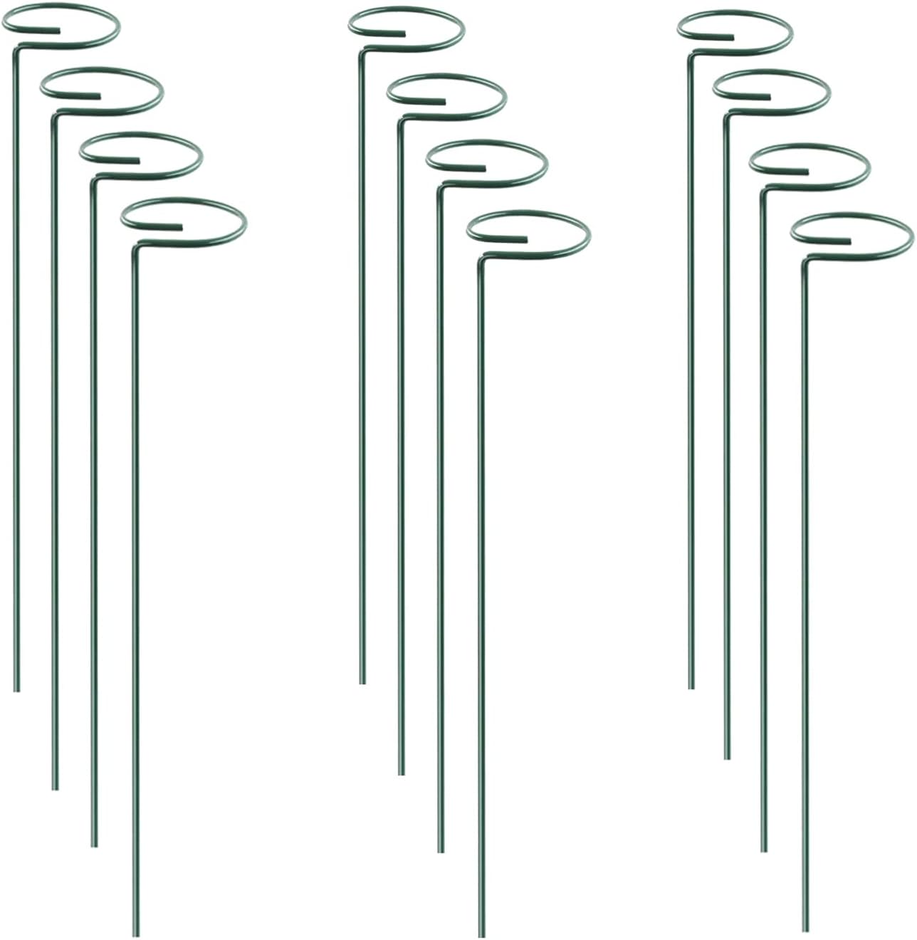 30 Inch Or 16 InchPlant Stakes for Flowers - 5 Pack (DIY), Stainless Steel Garden Tall Single Stem Support Stake Plant Cage Support Rings with Adjustable Height Fit Flowers, Plant Stable