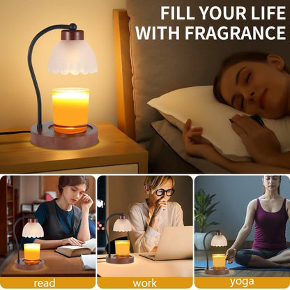 mocosa Candle Warmer Lamp with Adjustable Height Dimmable for New Home Decor Electric Candle Warmer for Jar Candles Birthday Gifts for Women Mom(Hummingbird)