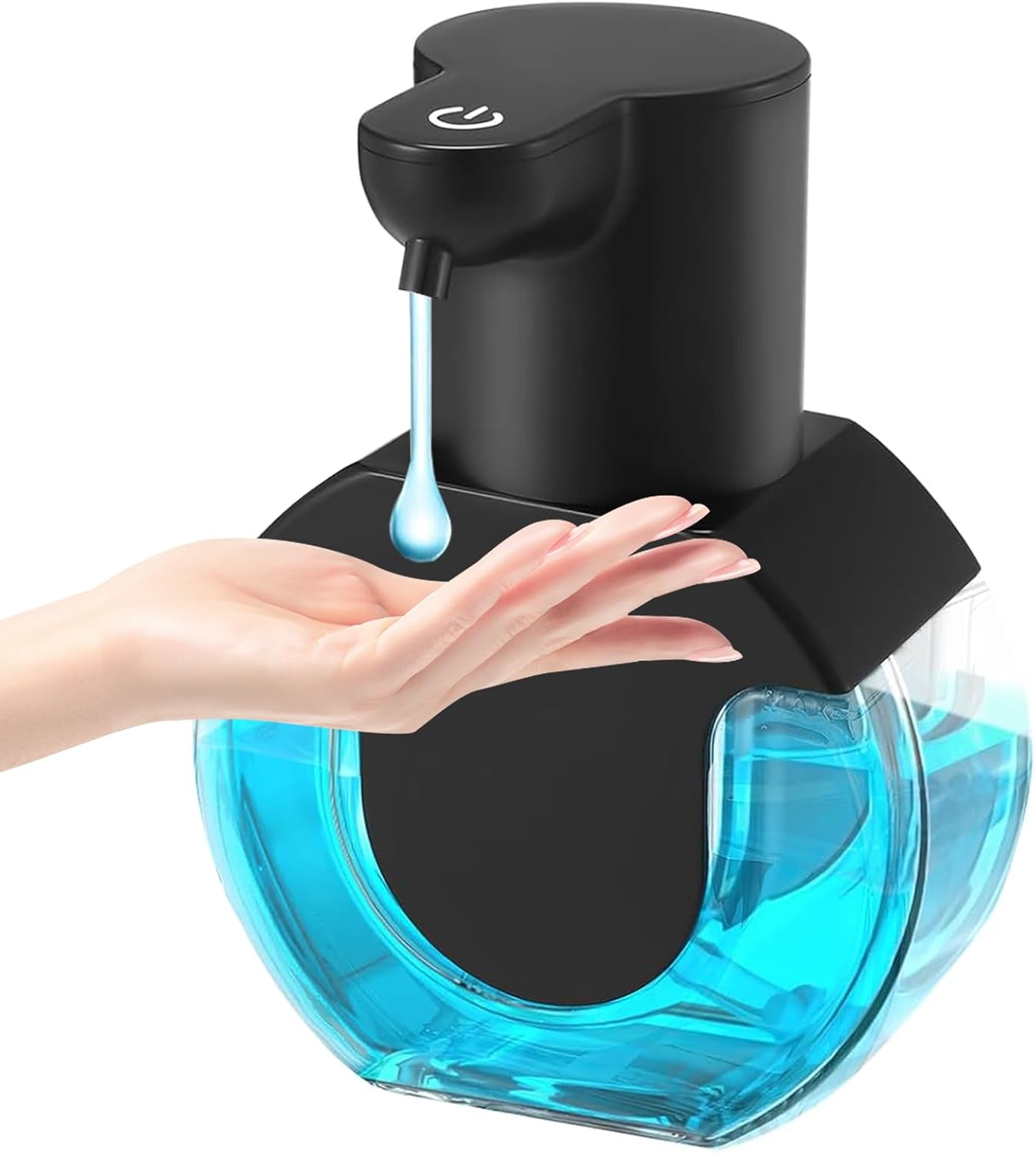 2 Pack Automatic Soap Dispenser,14.2oz/420ML Touchless Automatic Foaming Hand Soap Dispenser,Rechargeabled Wall Mounted Smart Pump for Bathroom Kitchen