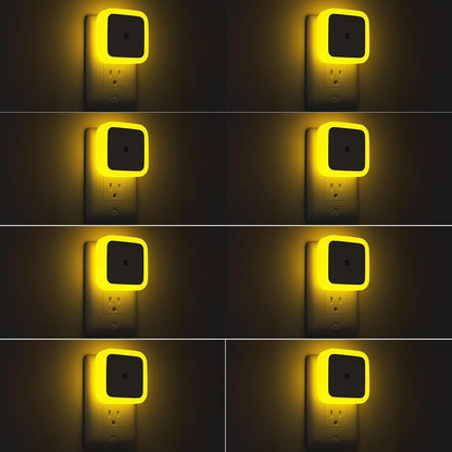 Sujeet Night Light, Night Lights Plug into Wall 8-Pack, Nightlight Plug in Night Light, Dusk to Dawn Night Lamp Led (Warm White)