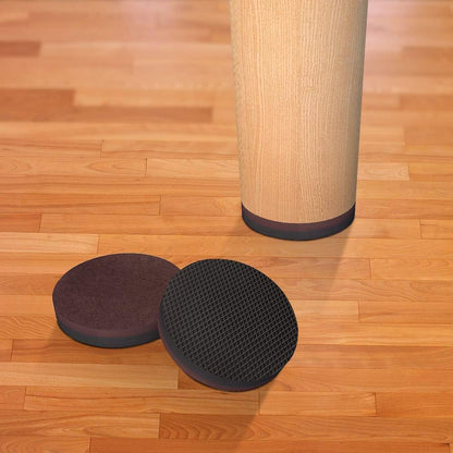 Yelanon Non Slip Furniture Pads -56 pcs（1+2）” Furniture Grippers, Non Skid Furniture Legs,Self Adhesive Rubber Furniture Feet, Anti Slide Furniture Hardwood Floor Protector for Keep Couch Stoppers