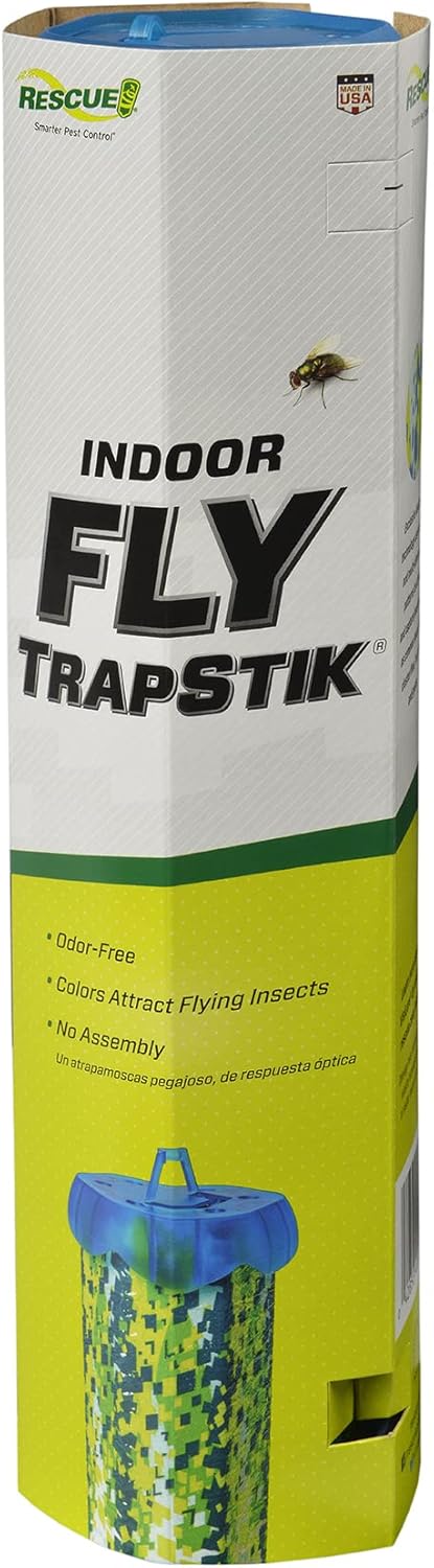 RESCUE! Fly TrapStik – Indoor Hanging Fly Trap - 2 Pack