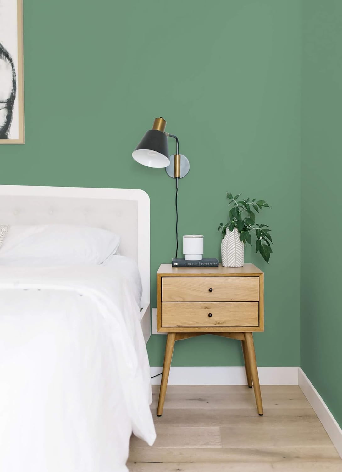 Dimoon 118''x17.7'' Green Peel and Stick Wallpaper Contact Paper Modern Self Adhesive Wall Paper Removable Renter Friendly Textured Solid Color Shelf Cabinet Vinyl Roll (118''x17.7'',Dark Green) - Colors B