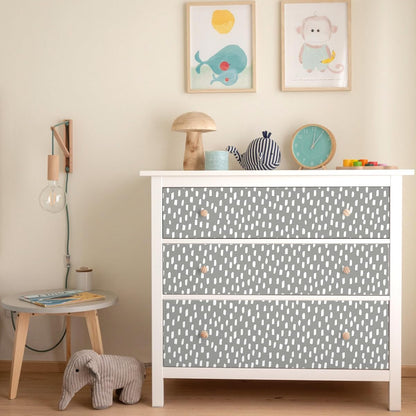 HAOKHOME Peel and Stick Wallpaper Boho Modern Dots Wall Paper Removable for Bathroom Caramel/White Contact Paper 17.3in x 9.8ft