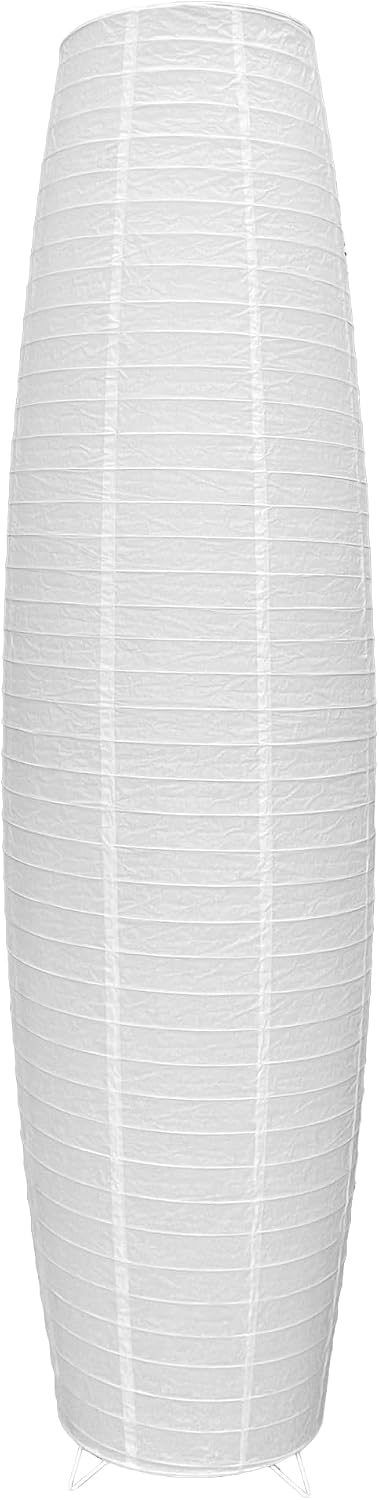 Rice Paper Floor Lamp, Tall Standing Lamp,51.18 * 13.78 (inch) Foldable for Storage, Individually Packaged for Transportation, Indoor Decorative Handcrafted Art