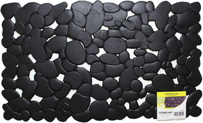 HAWK Heavy Duty Rubber Scraper Mat | Size 18" x 30" (45 x 75 cm) | 9mm Thickness | Anti Slip | Anti Fatigue | Great For Cleaning Boots & Shoes