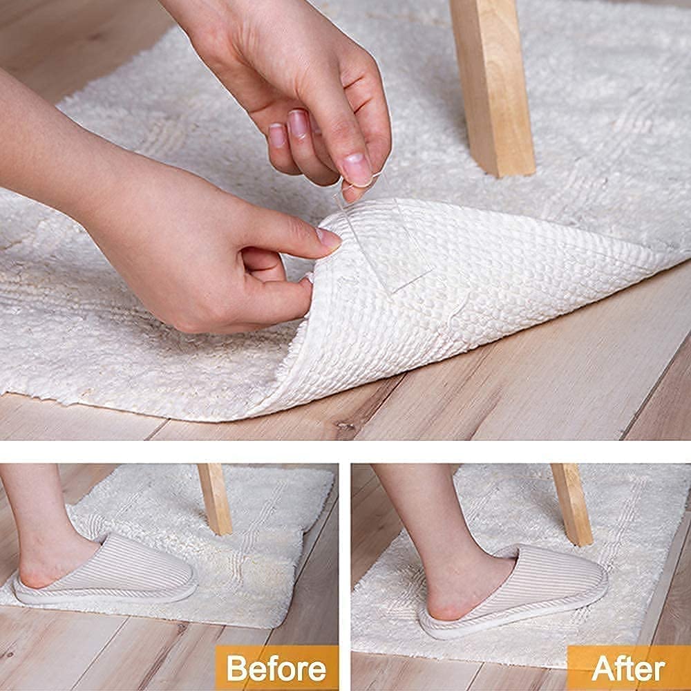 double Sided Tape Heavy Duty Multipurpose Removable Traceless Mounting Adhesive Tape for Walls, Washable Reusable Strong Sticky Strips Gel Grip Tape Nano Double Sided Tape 3 meter