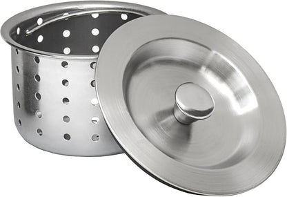 Ruvati Kitchen Sink Basket Strainer Drain Assembly - Stainless Steel - RVA1025