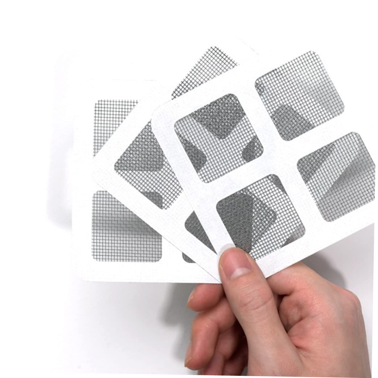 SOLUSTRE Window and Door Screen Repair Kit Screen Patch Repair Kit 20pcs Screen Tape Mesh Repair for DIY