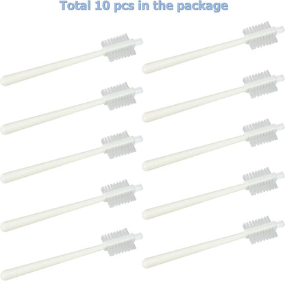 EIKS 10 Pack Juicer Cleaning Brushes for Cleaning Bottle Glassware Edge Corner Bottom, Also Suitable for Tile Lines Window Track Sink