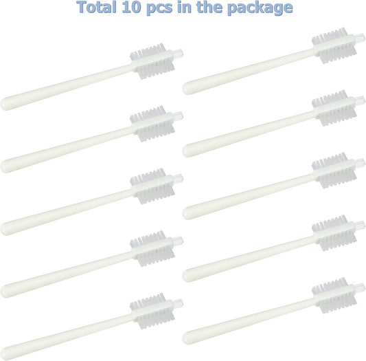 EIKS 10 Pack Juicer Cleaning Brushes for Cleaning Bottle Glassware Edge Corner Bottom, Also Suitable for Tile Lines Window Track Sink