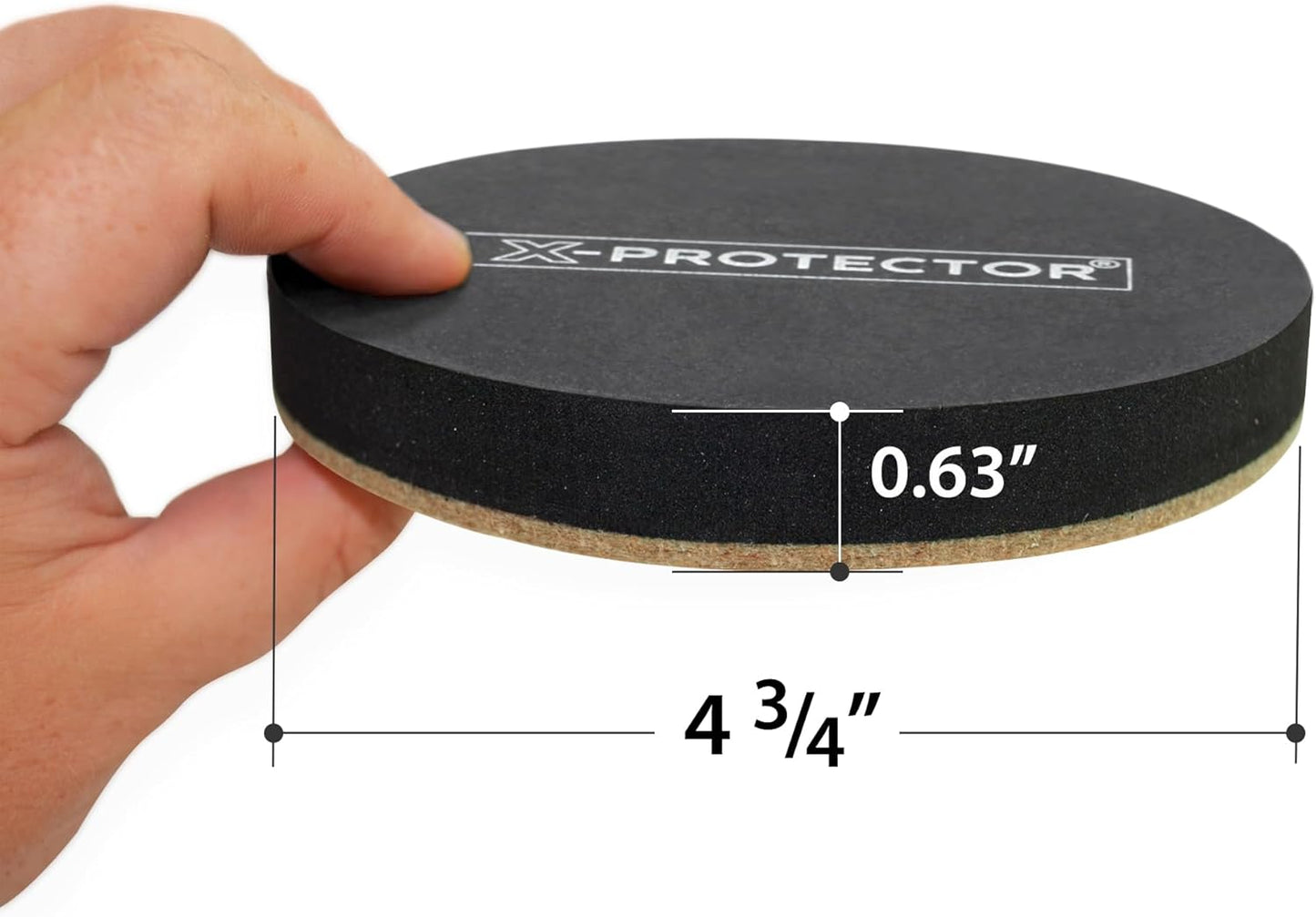 X-Protector Felt Furniture Sliders for Hardwood Floors 24 PCS 1” - Self-Adhesive Furniture Slider - Heavy-Duty Furniture Movers for Hard Surfaces - Felt Sliders - Move Your Furniture Easily!