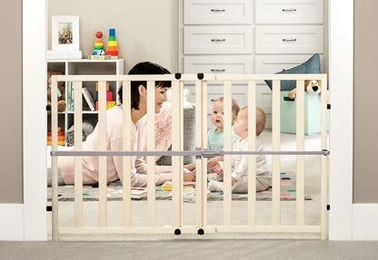 Regalo Safety 28"-42" Extra Wide Expandable Baby Gate for Doorways & Bottom of Stairs, Pressure Mounted Safety Gate for Babies, Toddlers & Pets, Tested & Safe for 30 Years, American Designed and Owned