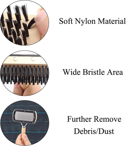 1 Pcs Dual-Sided HVAC Fin Comb - Air Conditioner Coil Cleaning Brush for Condenser & Evaporator Coils AC Maintenance Tool (Grey)