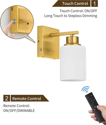 Battery Operated Wall Sconce Set of 2, Black Rechargeable Wall Lights with Timer Function, Easy Install Dimmable Wireless Wall Lamps Sconces Wall Decor for Living Room Bedroom Hallway, Emergency 3000K