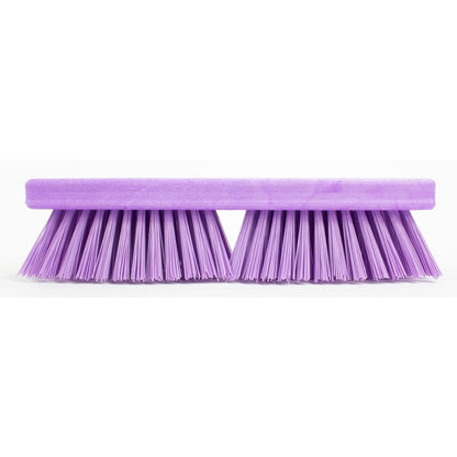 SPARTA Plastic Floor Scrub Brush, Brush Head Only, Deck Brush with ACME Standard Thread Fitting for Deck, Industrial Kitchens, and Hospitals, 10 Inches, Yellow