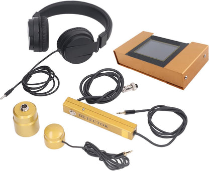 Bewinner Underground Water Leak Detector, Water Pipe Leakage Monitor with Digital Display & Earphone & Carrying Case, Leak Detector for Water Detectors & Alarms, Water Leak Detection