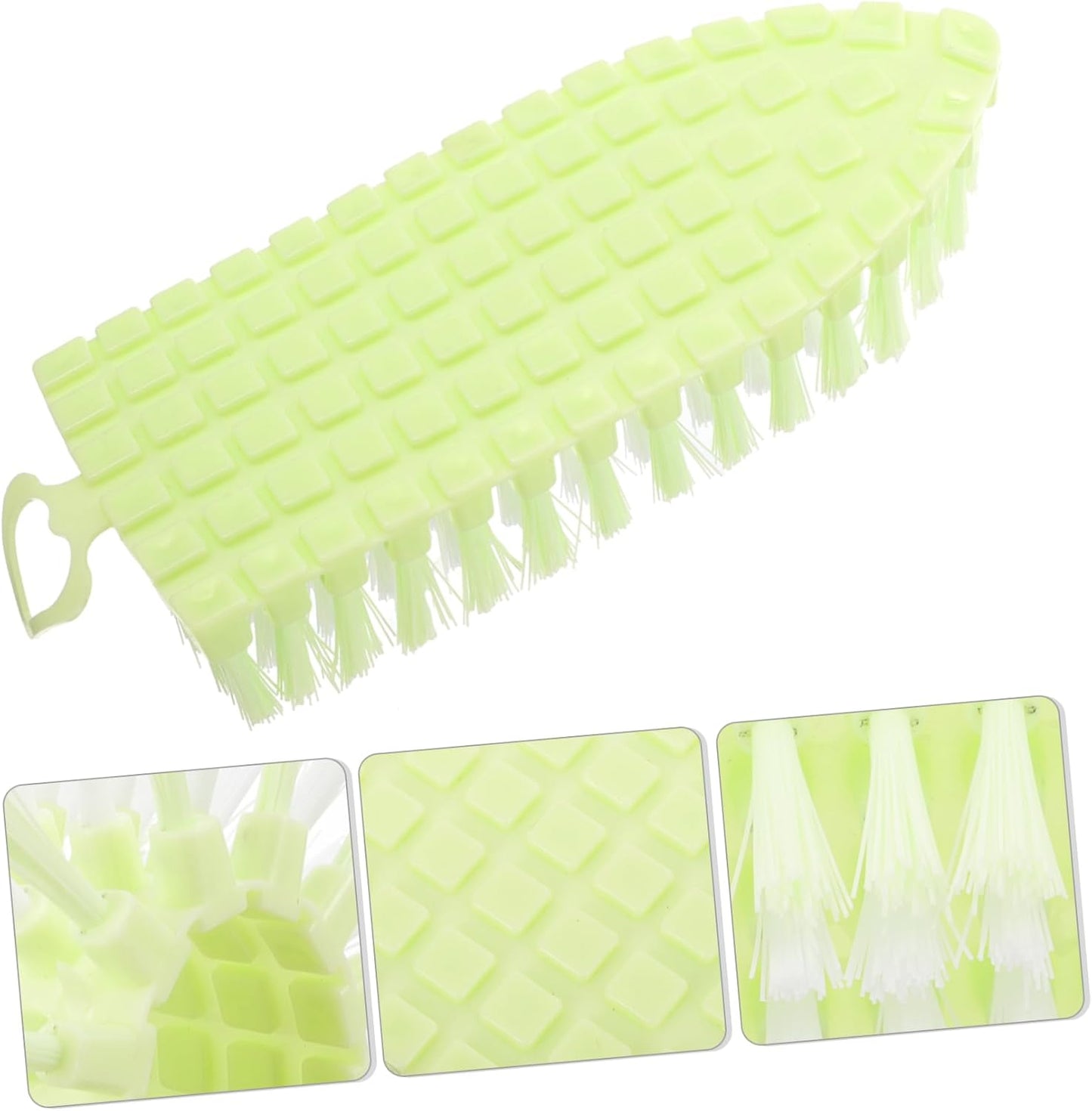 Zerodeko Sink Scrub Brush Small Cleaning Brush for Effortless Kitchen Bathroom Cleaning Compact Design for Stains Dirt Lightweight Portable Multi-Scene Use Easy to Grip