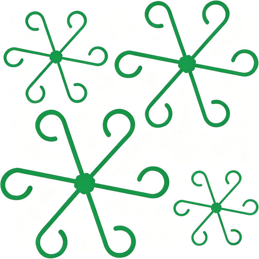 8pcs of Plant Support Holders, Anti-Tipping Frames, Spring RainBranch Fixing Flower Pot Stands, Gardening Flower and Green PlantSupport Structure