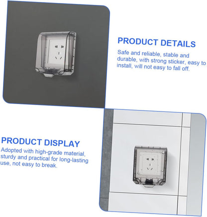 Outanaya Waterproof Outdoor Socket Cover In-Use Design Weatherproof Electrical Outlet Protection for GFCI and Decorator Outlets 1 Set