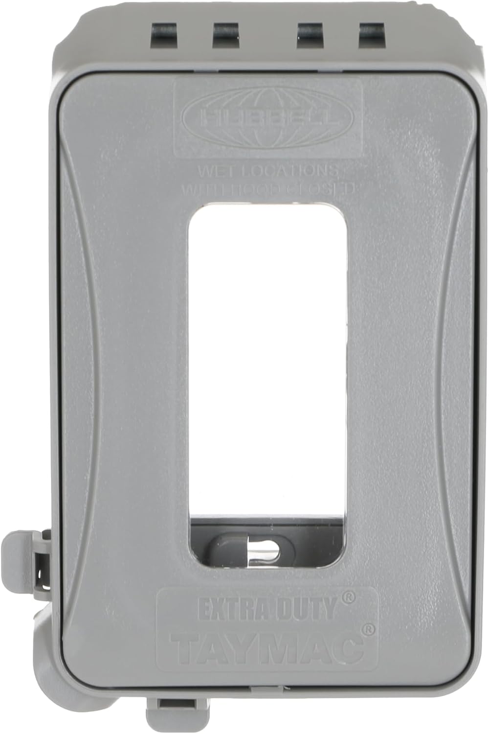 TAYMAC ML500W Single-Gang Mount 16-in-1 Flat Nonmetallic Weatherproof Vertical/Horizontal, 1-Pack, White