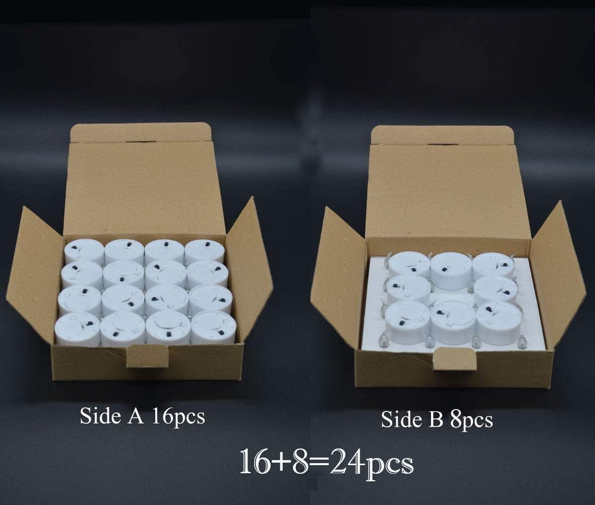 Flameless Flickering LED Battery Candles :Set of 3 Ivory Real Wax Pillar Operated Fake Faux Lights with Remote Control and Timer Function Flicker Candle for Decoration Christmas Votive Garden Outdoor