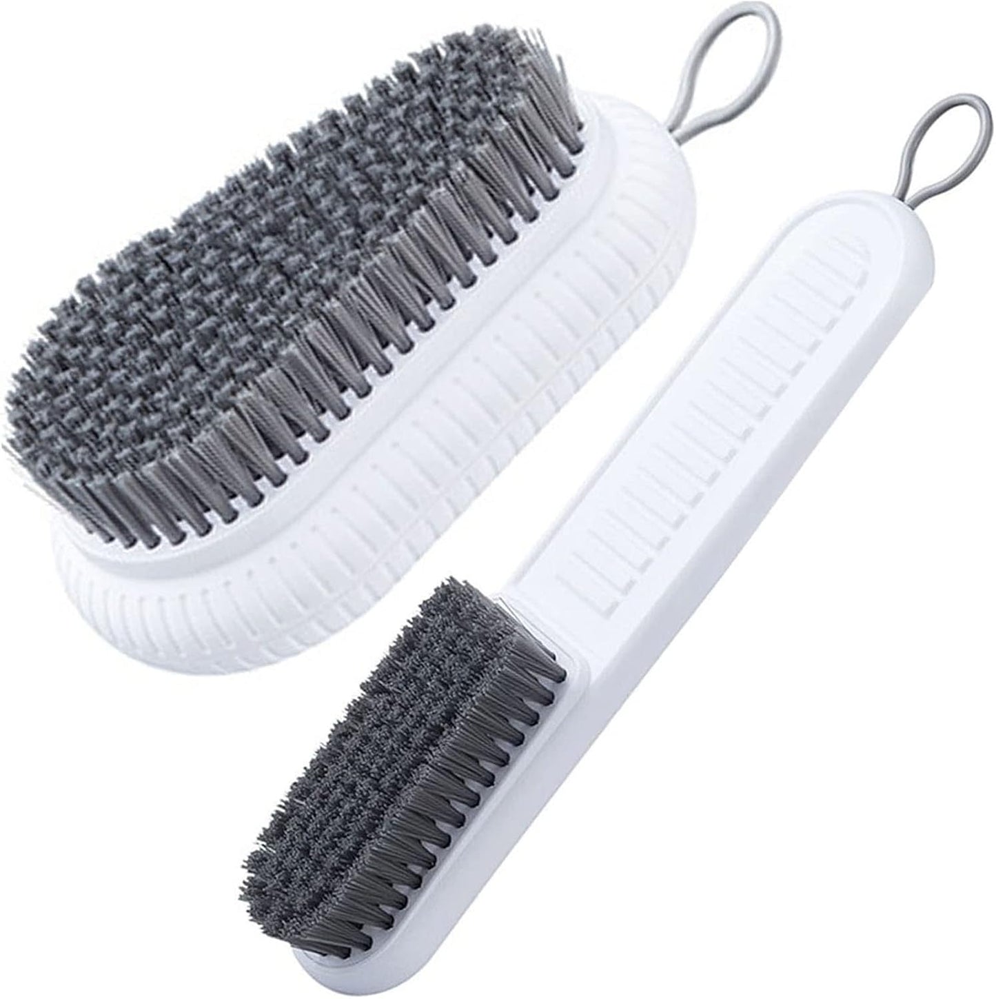Cleaning Brush Soft Bristle Brush Laundry Scrub Brush Clothes Underwear Shoes Scrubbing Brush, Easy to Grip Household Cleaning Brushes Tool for Countertops Bathtubs (Blue)