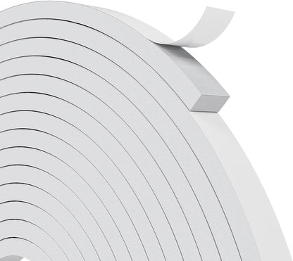 33FT EVA Foam Weather Stripping Door Seal, Self-Adhesive Weatherstrip Tape for Door Frame, Window Gaps, Soundproof Insulation