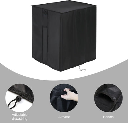 Outdoor Storage Box Cover for Keter XXL 230 Gallon Plastic Deck Storage Container Box,Waterproof Patio Storage Box Covers - 58 x 33 x 34 Inch