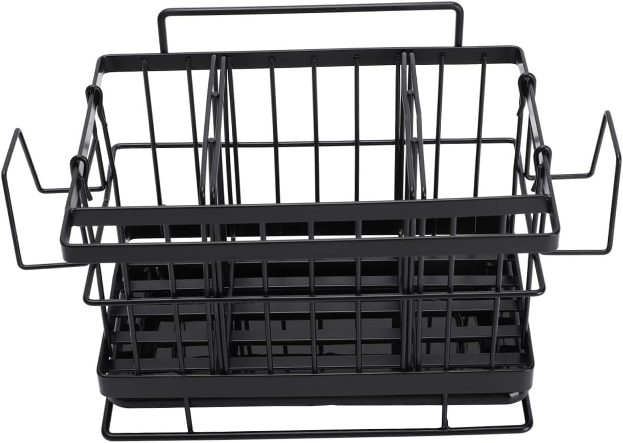 Cabilock 1pc Wall-Mounted Sponge Drain Basket Stainless Steel Adjustable Dish Cloth Rack for Kitchen Convenient Storage for Cleaning Tools Efficient Draining Design