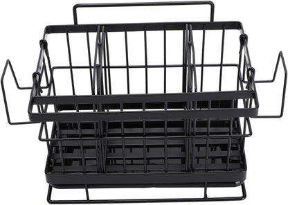 Cabilock 1pc Wall-Mounted Sponge Drain Basket Stainless Steel Adjustable Dish Cloth Rack for Kitchen Convenient Storage for Cleaning Tools Efficient Draining Design