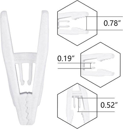 Tinfol Velvet Hanger Clips, 24 Pack Black Pants Hangers Clips, Large Opening Clothes Pin, Strong Finger Flocked Clip Perfect for Use with Slim-line Clothes Velvet Hanger