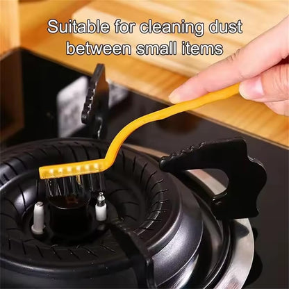 Cleaning Brush Home Kitchen Clean Wire Brush for Gas Stove Smoke Machine, Gap Cleaning Brush, Hard Bristle Crevice Cleaner Brush, Crevice Cleaning Tool, Wire Clean Brush Set,