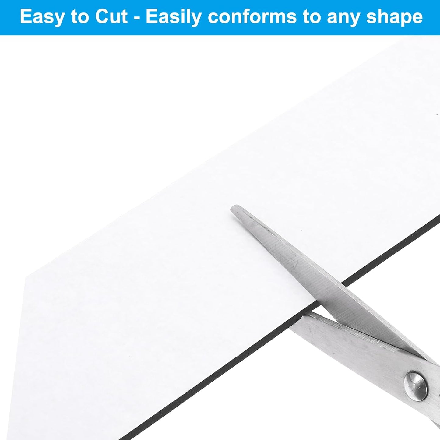 PATIKIL Weather Stripping Door Seal Strip, 3/8 Inch x 1/4 Inch x 32 Ft Self Adhesive Soundproof High Density Foam Tape Insulation for Door Window Air Conditioning, White - Colors A