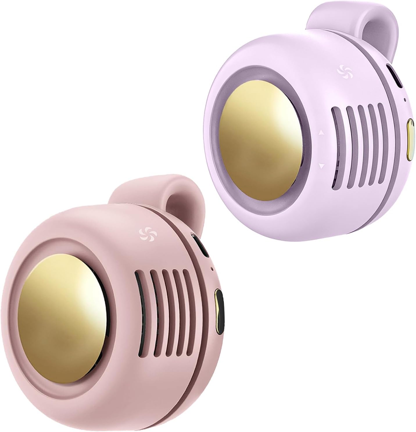 Portable Clip-On Fan, Mini USB Rechargeable 360° Rotatable Fan, Personal Fan 3-Speed Silent Mini Bladeless Fans